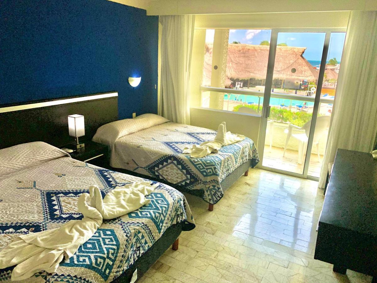 Ocean View Aquamarina Apartment Cancun Exterior photo