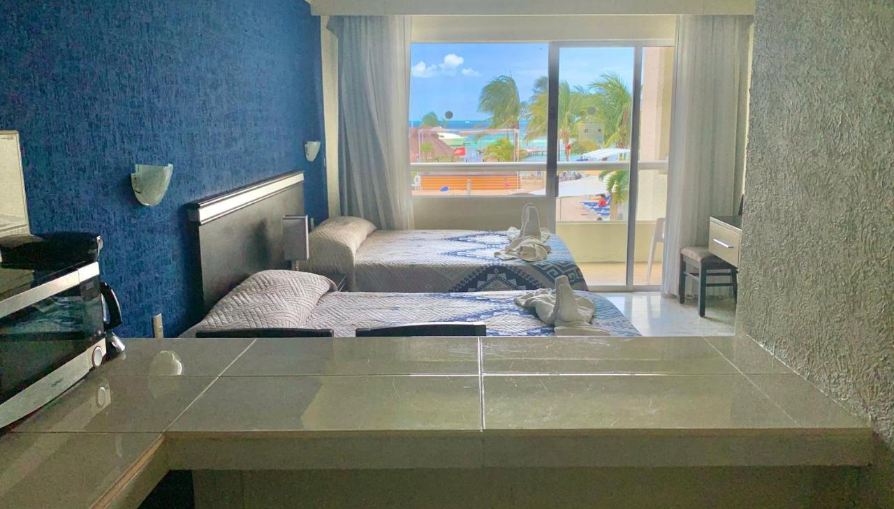 Ocean View Aquamarina Apartment Cancun Exterior photo